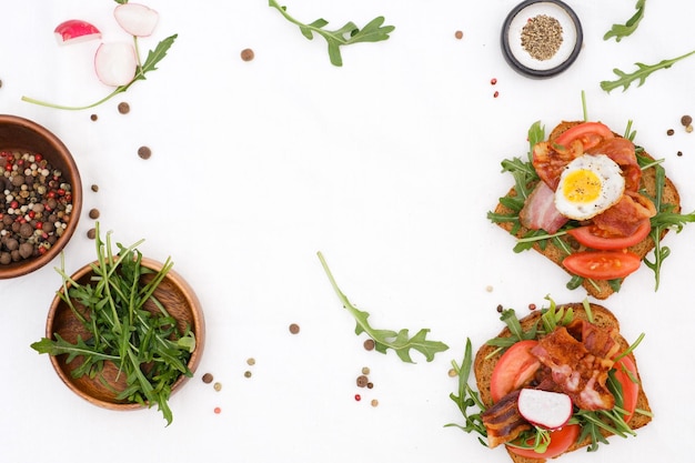 Assortment of prepared dishes